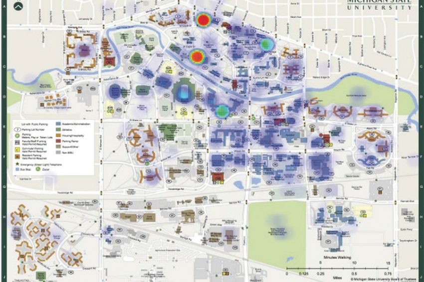 Heat Maps Give Michigan State A New View Of Campus Climate The